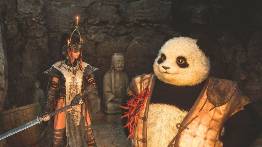 Wuchang and a panda