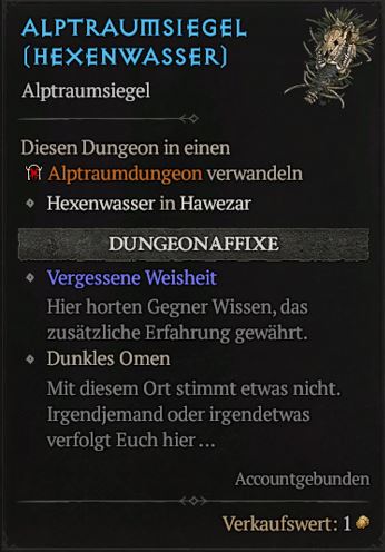 nightmare sigil dark omen butcher diablo 4