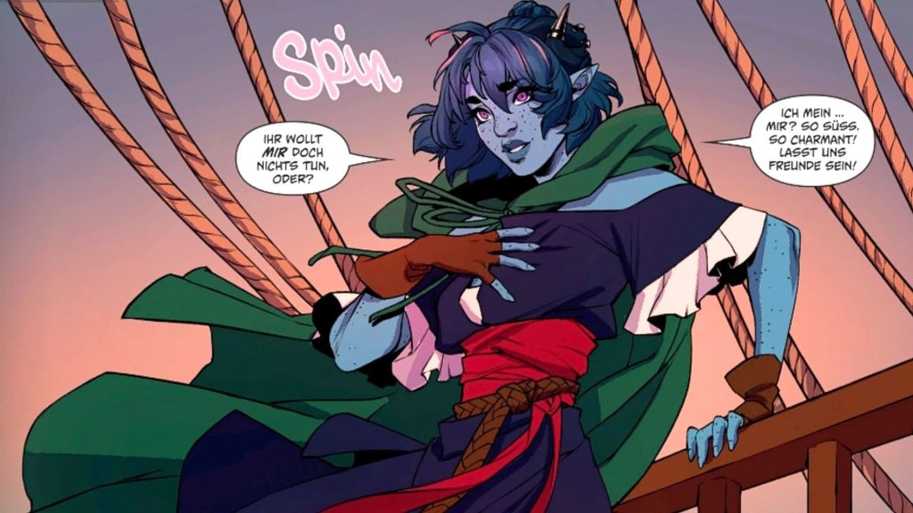 Jester from her comic
