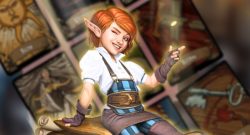 Gnom vor dem Deck of Many Things in DND