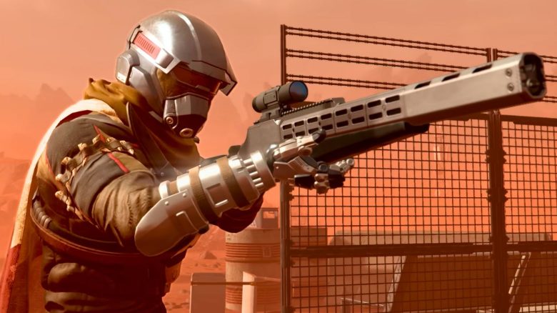 Die Soldaten von Helldivers 2 bekommen bald Verstärkung, bringen den neuen Rekruten schonmal die Grundsätze der gelenkten Demokratie bei - Titelbild zeigt Spielcharakter