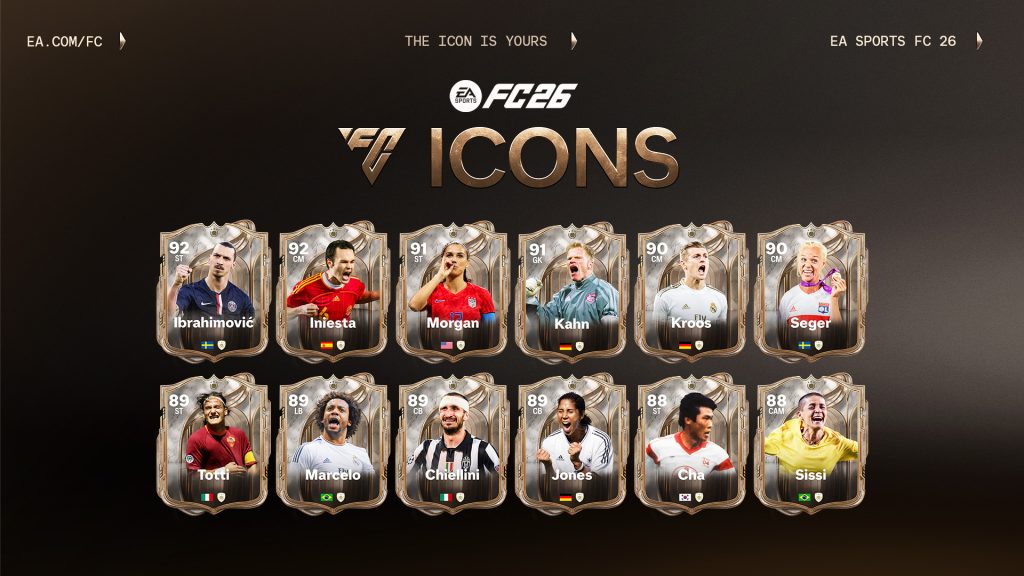 All new Icon cards from FC 26