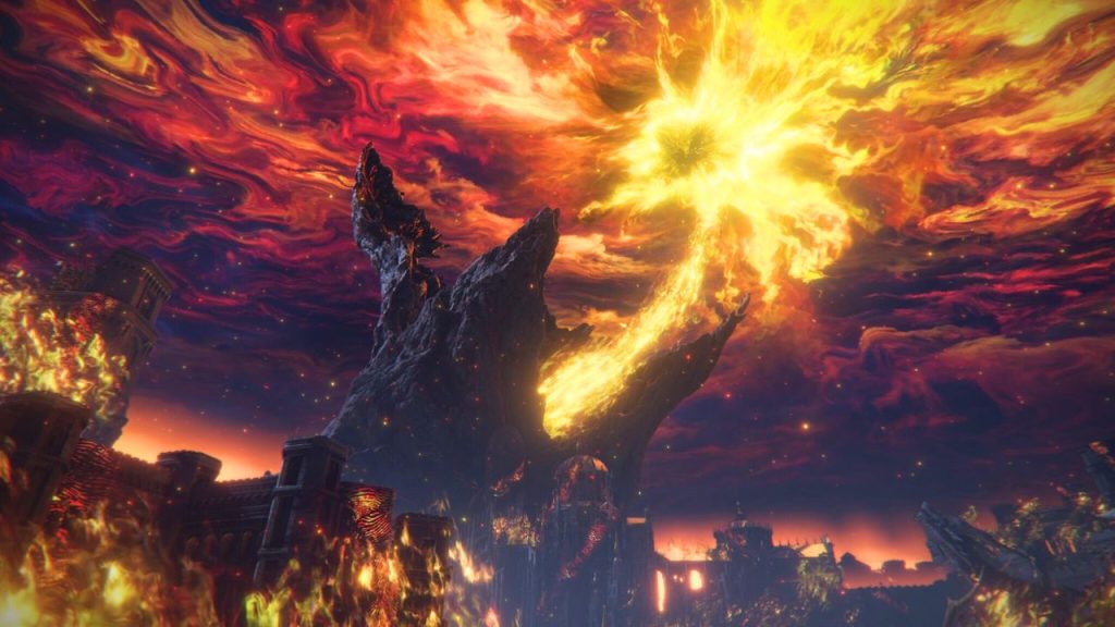 Frenzied Flame End from Elden Ring