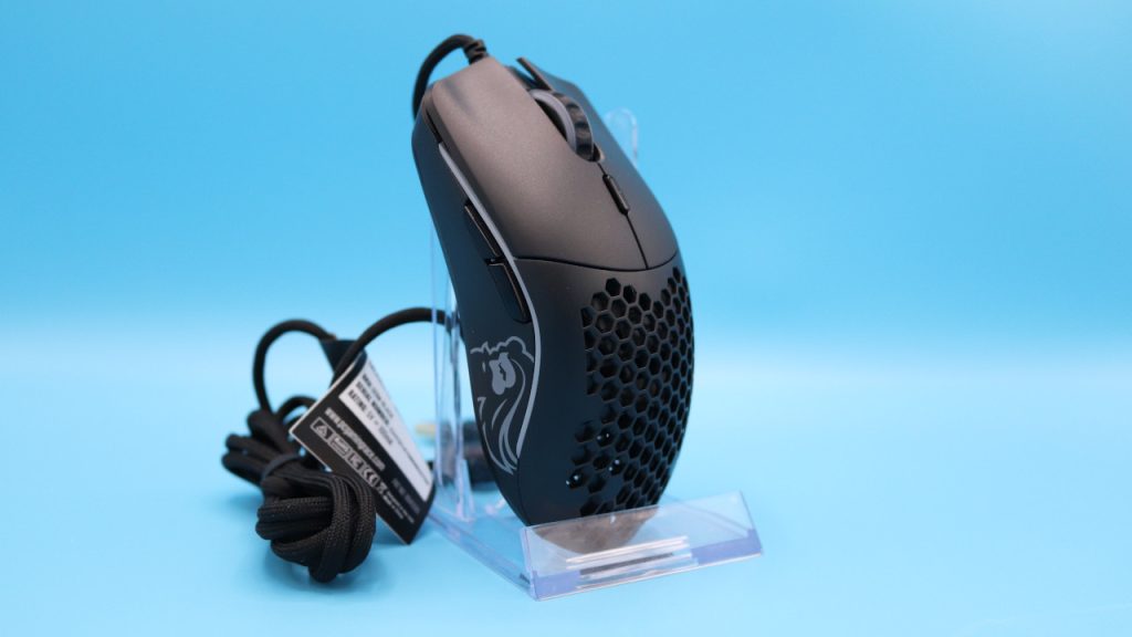 Glorious Model O- Minus side view