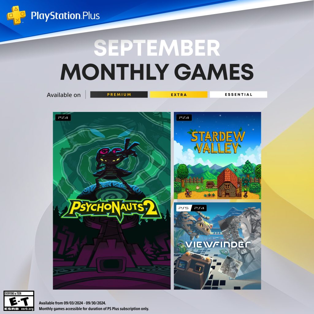 PS Plus September 2025