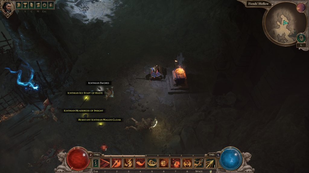 Location 1 braziers riddle Titan Quest 2