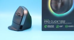 Titelbild Razer Pro Click V2 Vertikal mit Packung