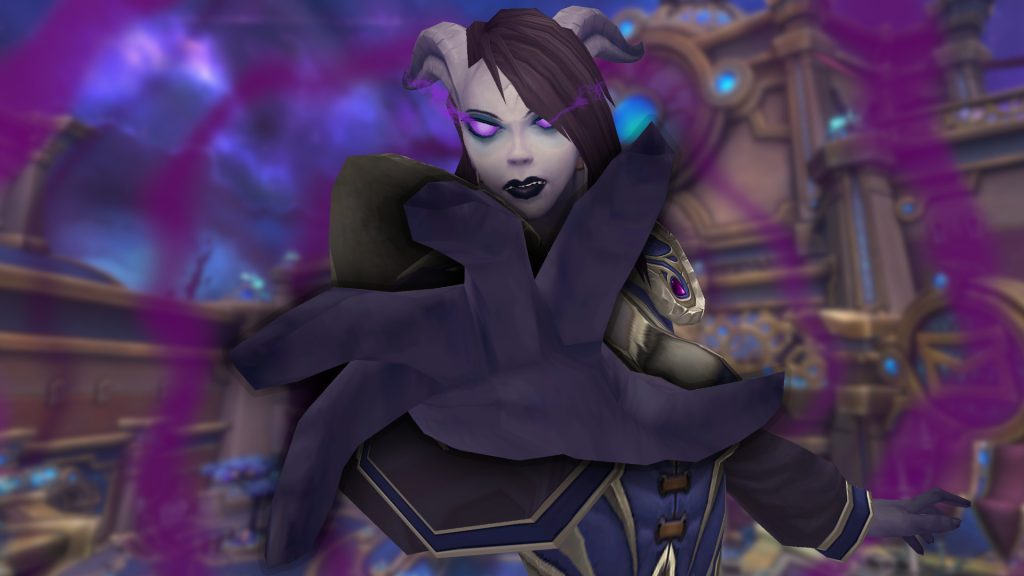 WoW Draenei Grip of Evil Shadow tazavesh titel title 1280x720
