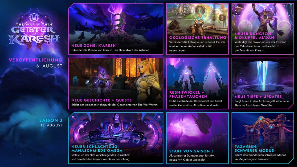 WoW Release plan Patch 112