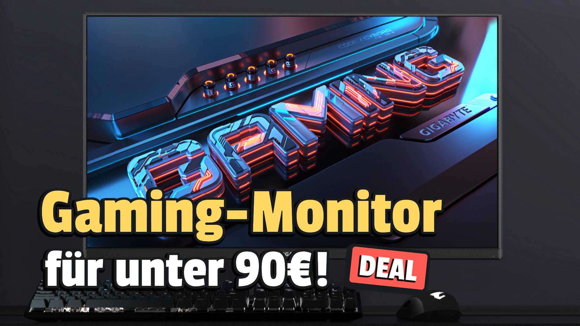 Gaming-Monitor unter 90 Euro: 200 Hz und 1 ms Reaktionszeit bekommt ihr jetzt unschlagbar günstig!