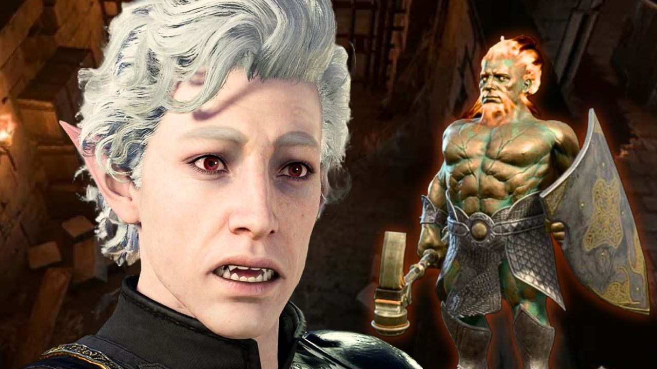 The player is caught committing a crime in Baldur’s Gate 3, but must pay for it with his poor elemental.