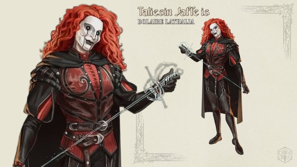 Bolaire Thalia, played by Taliesin Jaffe