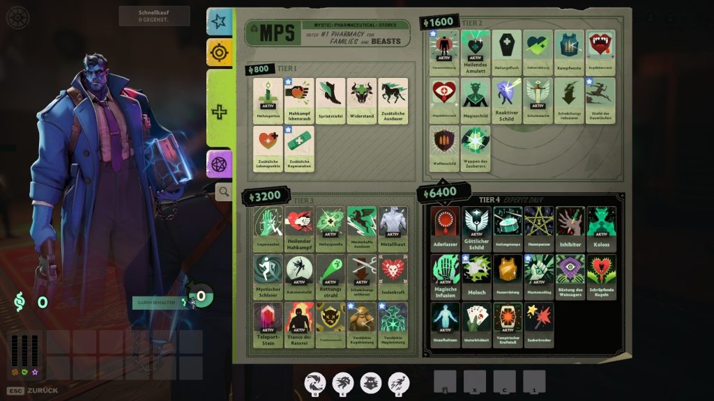 Deadlock: Vitalitäts-Items