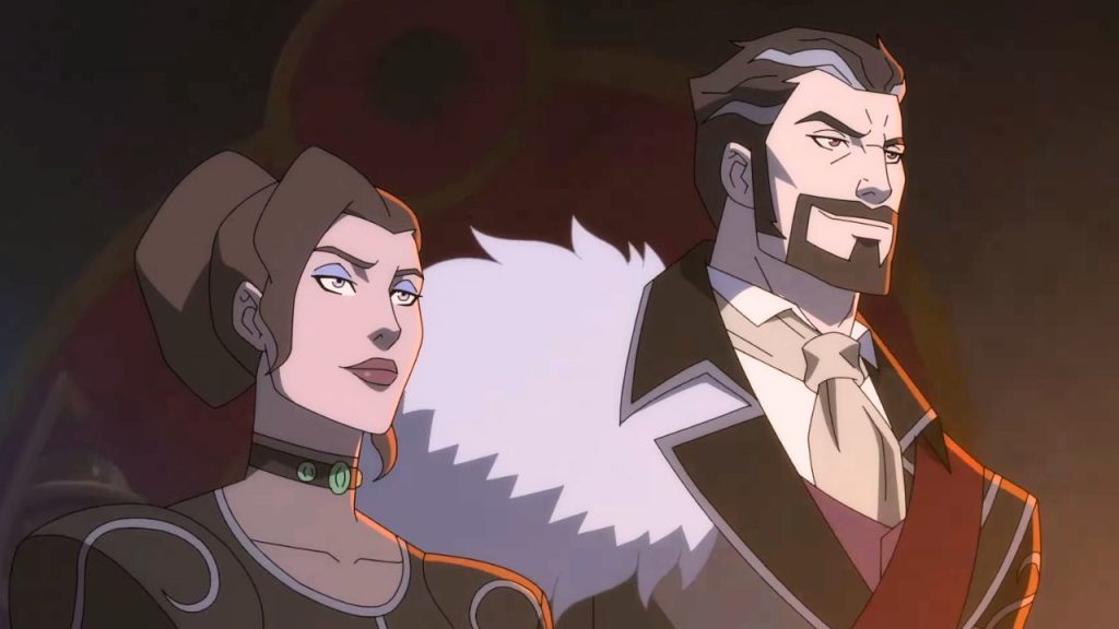 Sylas and Delilah Briarwood (screenshot from Vox Machina on Amazon Prime)