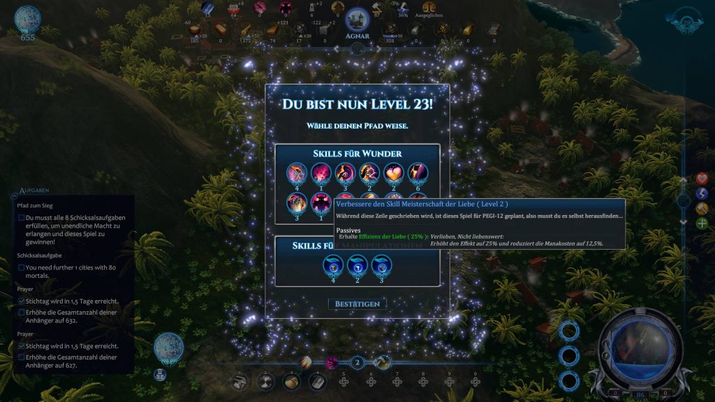 Fata Deum Gameplay Screenshot level up