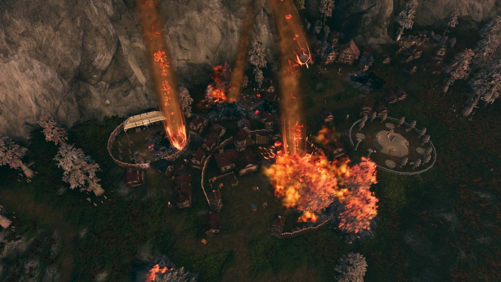 Fata Deum Gameplay Screenshot meteors