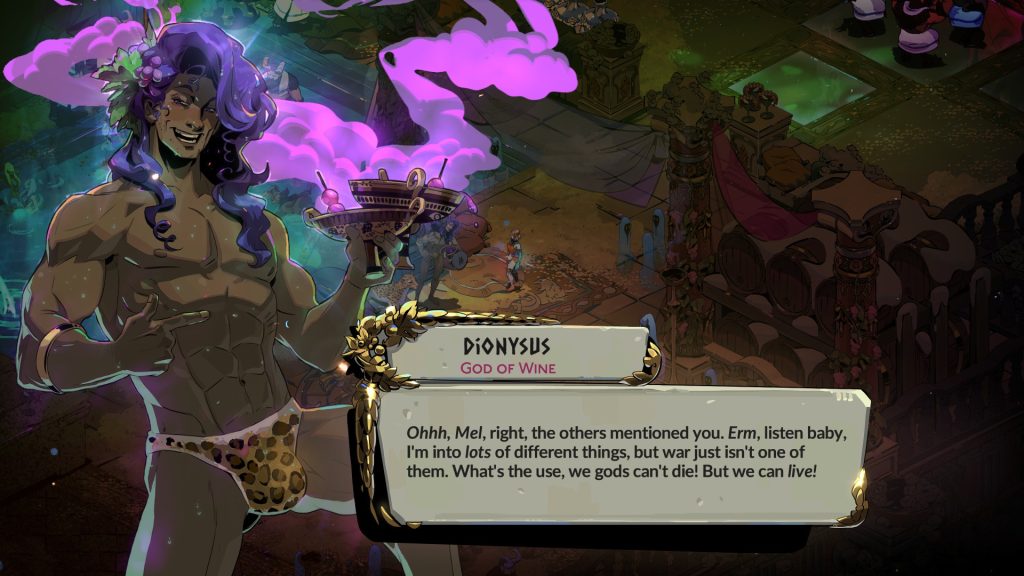 Hades 2 Dionysus God of Wine