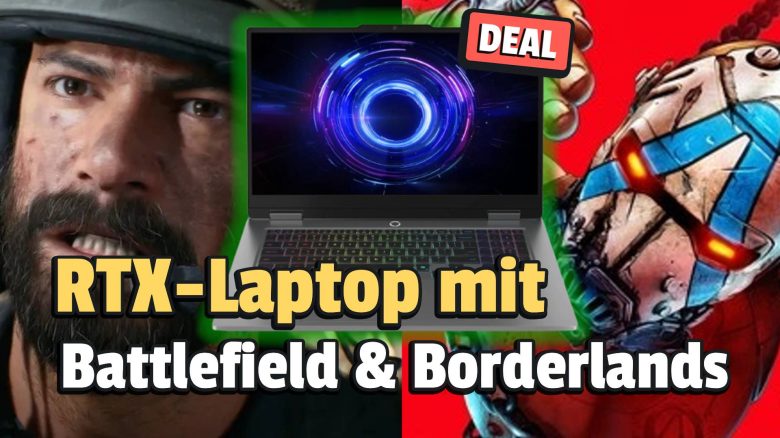 RTX Gaming-Laptop im Preistief: Battlefield 6 und Borderlands 4 gibt’s gratis dazu!