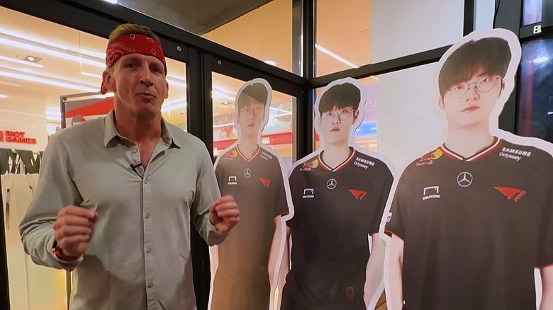 YouTuber testet das Essen in den Gaming-Höhlen, erkennt ein Profi-Team aus League of Legends nicht