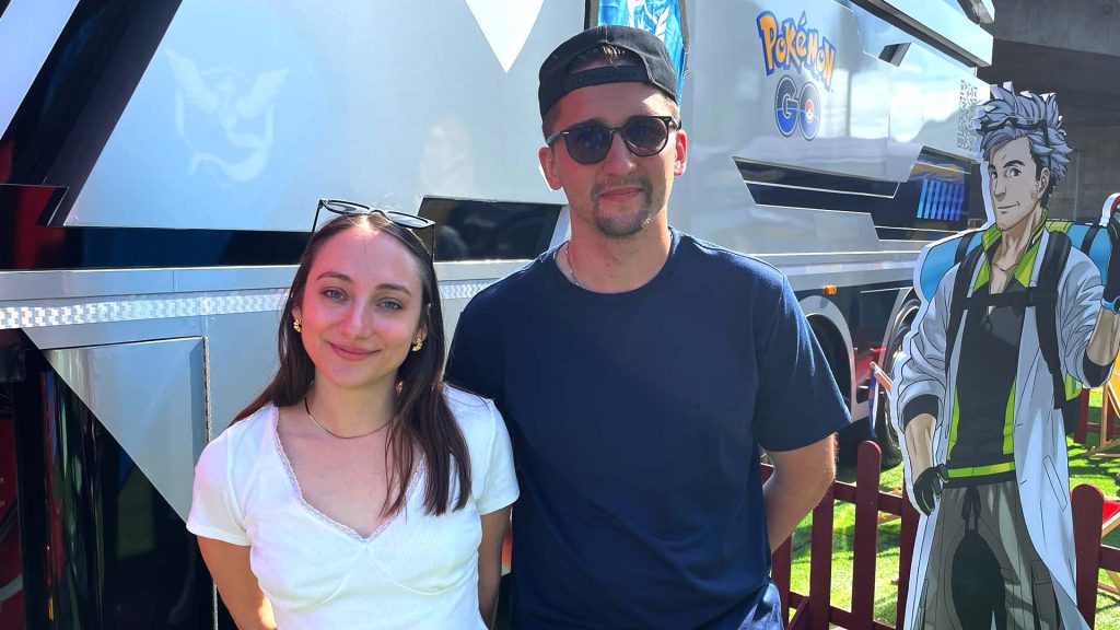 Country Manager Mona Frühauf and Community Ambassador Eugen