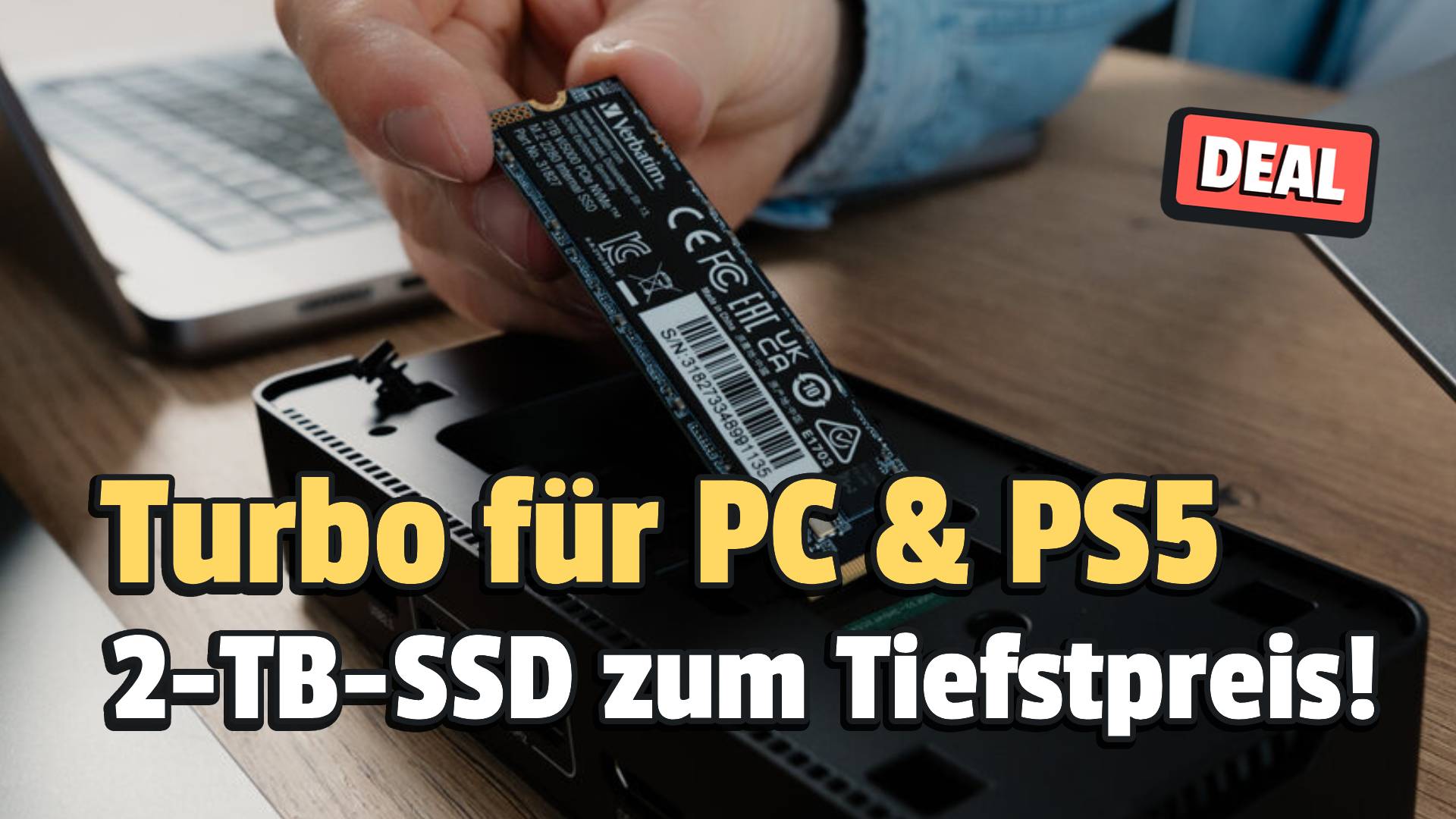 Daten-Turbo für PC und PS5: SSD mit 2 TB und bis zu 5.000 MB/s jetzt günstig wie nie schnappen!