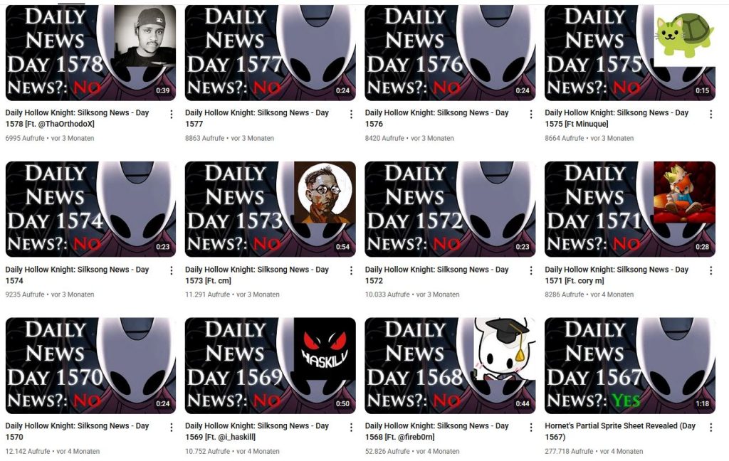 Silksong Daily News Videos