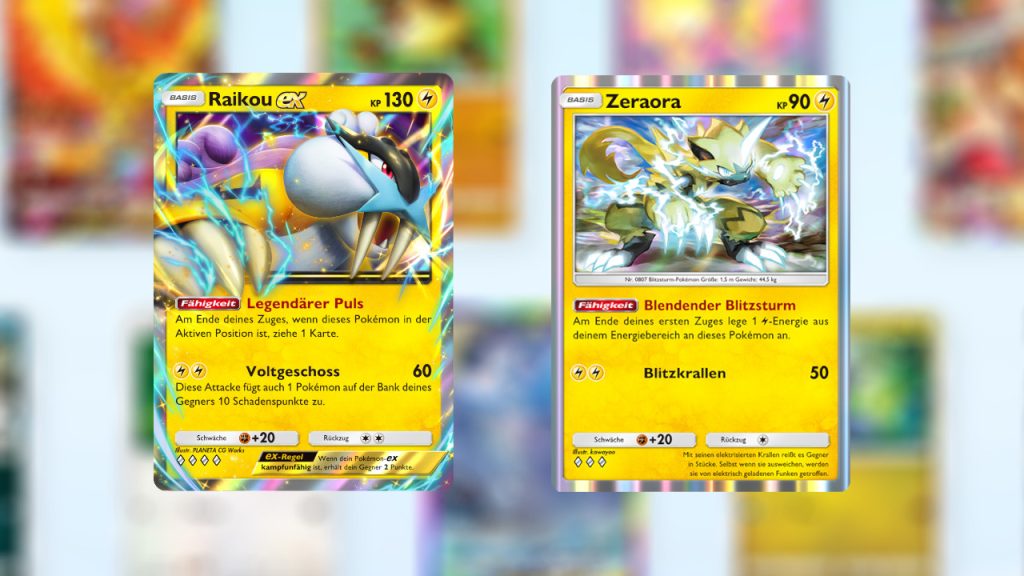Pokemon TCG Pocket Tier List Raikou-ex und Zeraora
