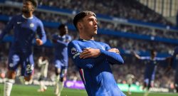 Titel EA FC 26 Cole Palmer auf den Knien in seiner eiskalten Jubelpose