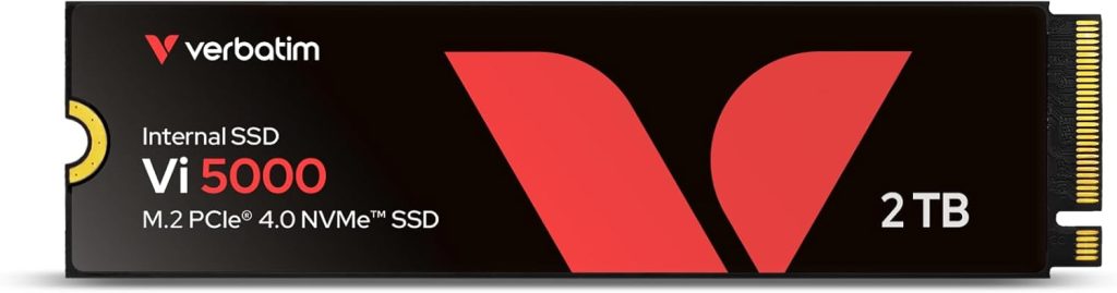 PCIe-4.0-SSD mit 2 TB: Verbatim Vi5000 für nur 89 Euro statt 94,90 Euro bei Amazon
