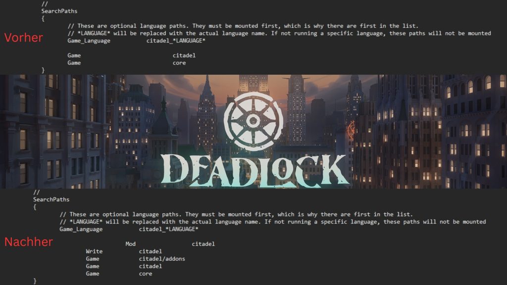 Before and after the gameinfo.gi