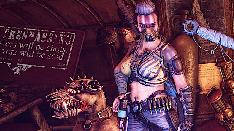 Warhammer 40k necromunda frau mit hund titel