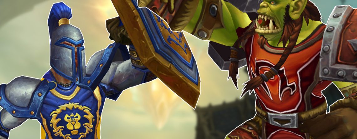 WoW Human vs Orc Alliance Horde Clash titel title 1280x720
