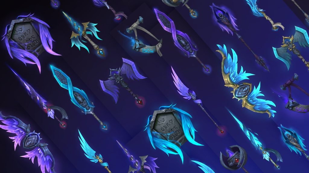 WoW Transmog Set Shop Weapons