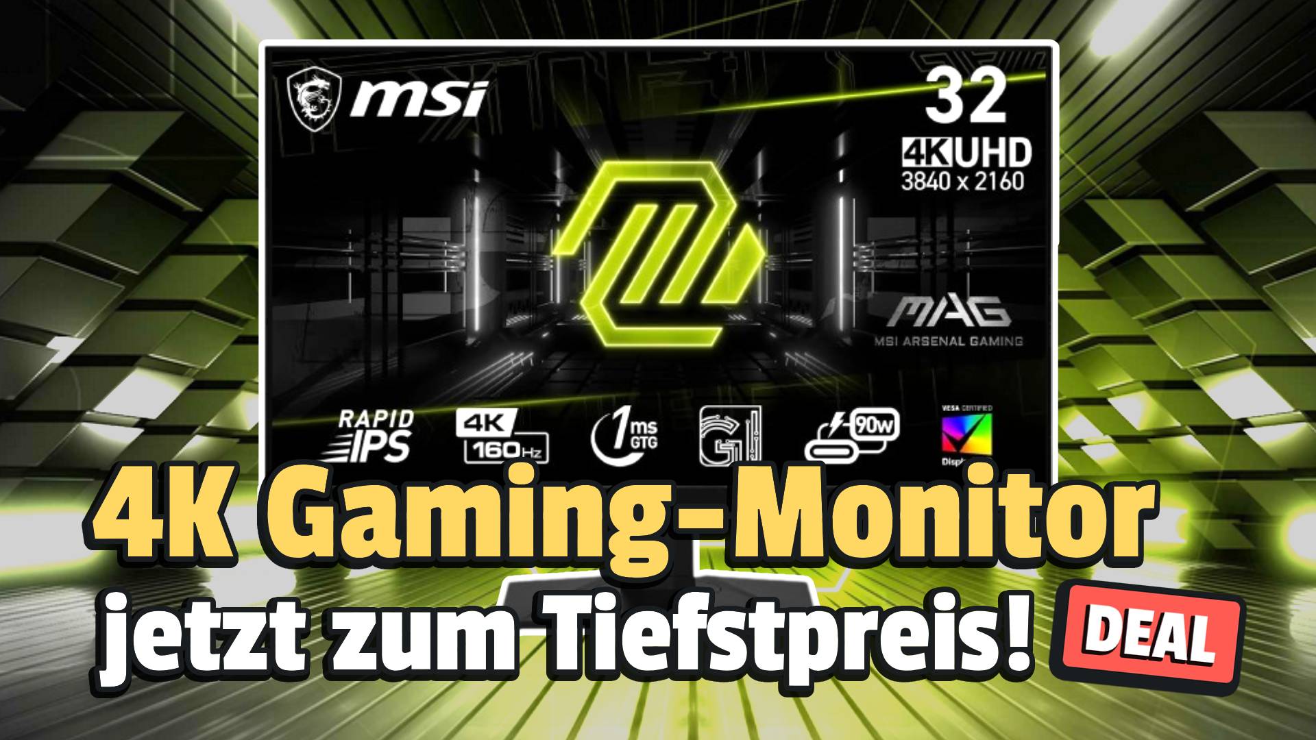 4K Gaming-Monitor zum Tiefstpreis: Ultrascharf in UHD zocken geht jetzt richtig günstig!