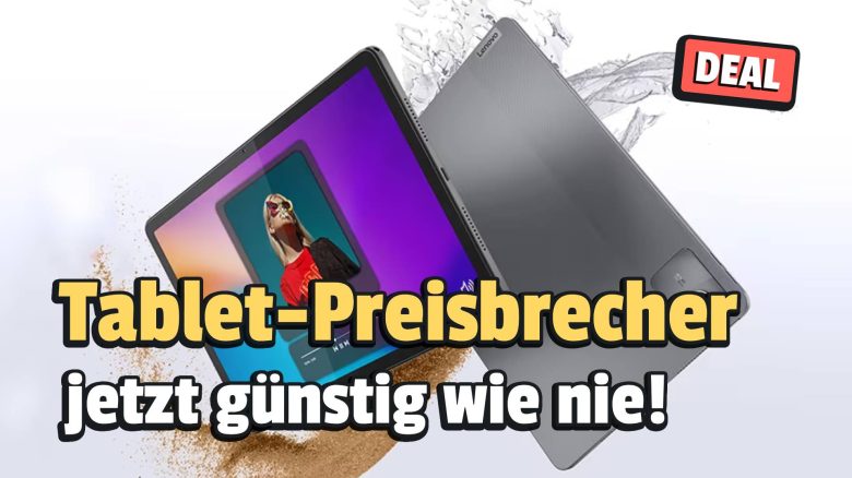 Für den Bruchteil eines iPads: Dieses gute Lenovo-Tablet bekommt ihr jetzt günstig wie nie!