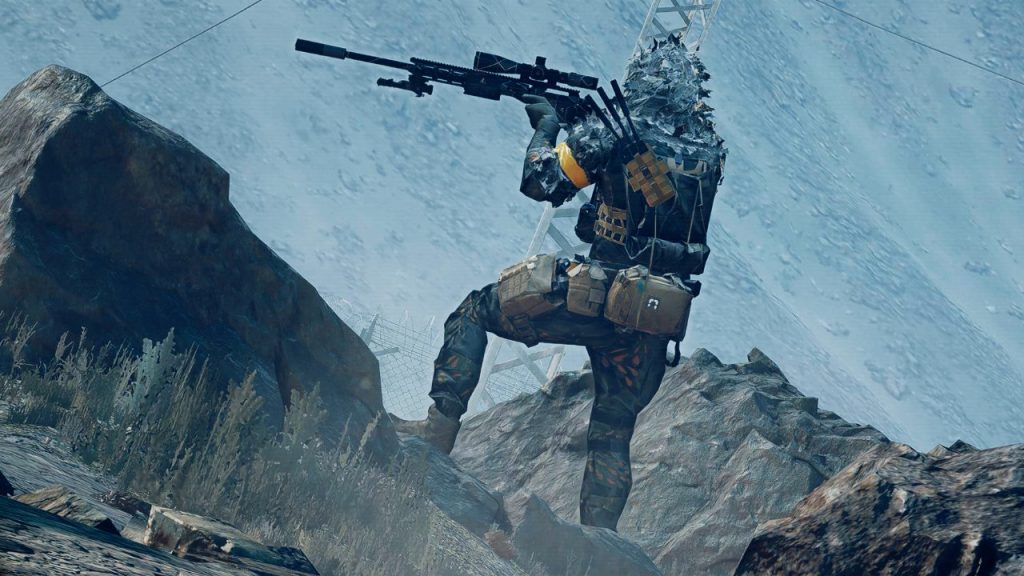 Battlefield 6 Sniper auf einem Berg