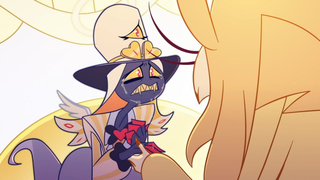 Hazbin Hotel Sir Pentious Crying in Heaven
