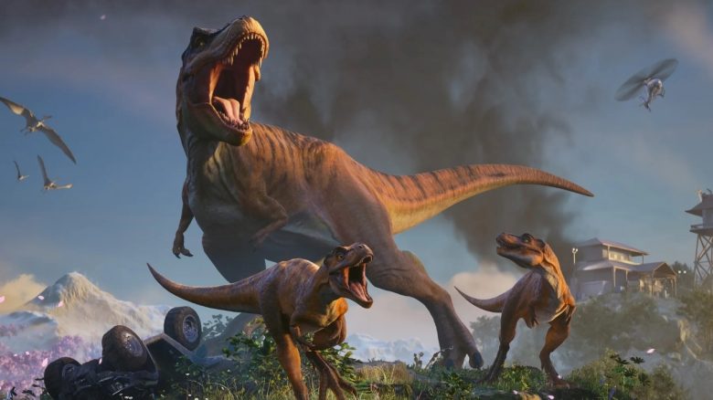 Offizielles Keyart zu Jurassic World Evolution 3