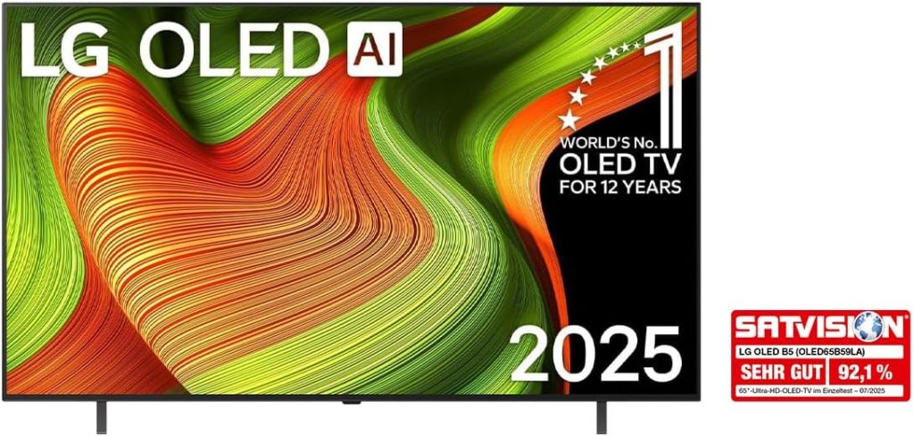 LG OLED-TV B5 mit 65 Zoll für 1.185 Euro statt 2.799 Euro UVP bei Amazon