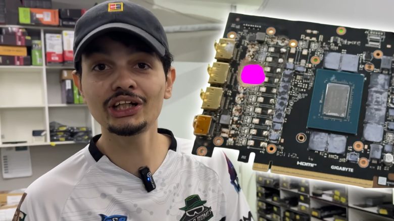 Ein Techniker rettet eine 750 € teure GPU mit riesigem Loch, erschafft Frankensteins Monster