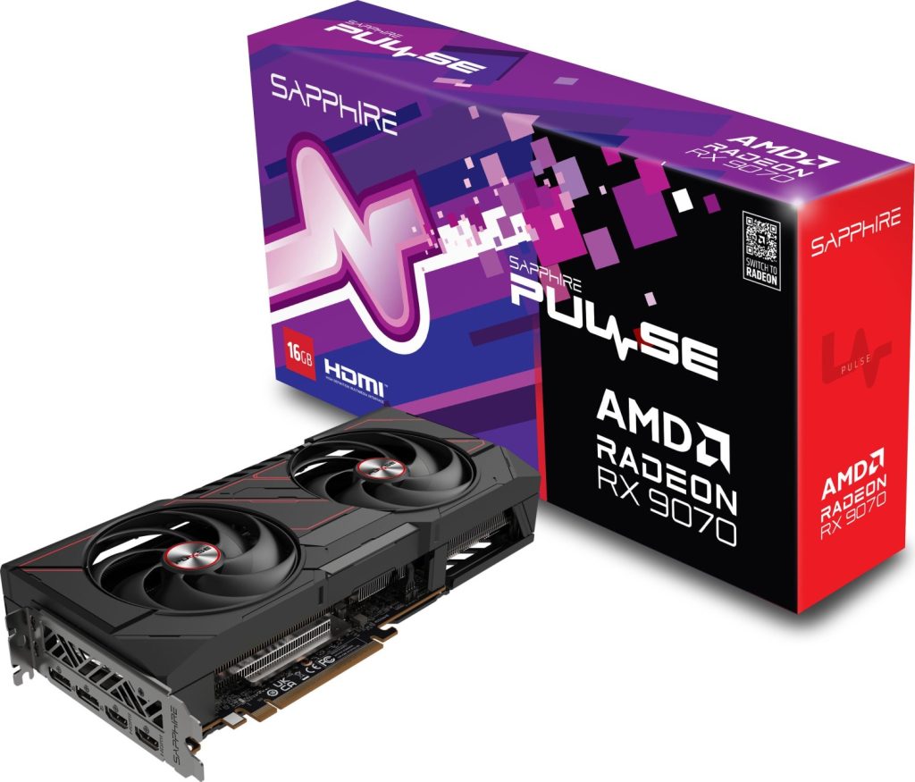 WQHD-Grafikkarte Sapphire Pulse AMD Radeon RX 9070 für nur 519 Euro statt 674,99 Euro UVP bei Amazon (Tiefstpreis!)