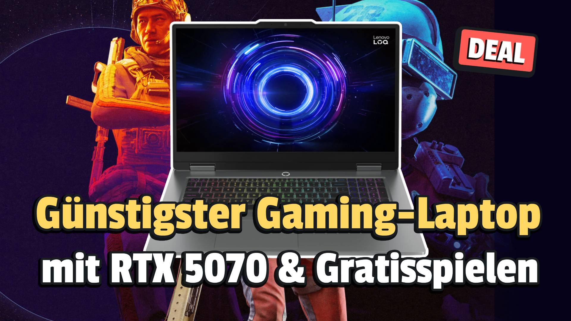 Mit RTX 5070, Xbox Game Pass und ARC Raiders: Den günstigsten Gaming-Laptop seiner Art jetzt mit Gratisspielen schnappen!