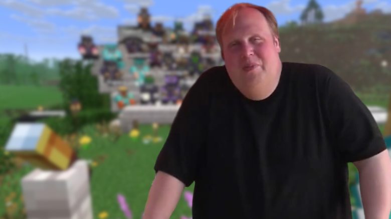 Streamers play Minecraft together live on Twitch, but instead of building their base, one player organizes a concert