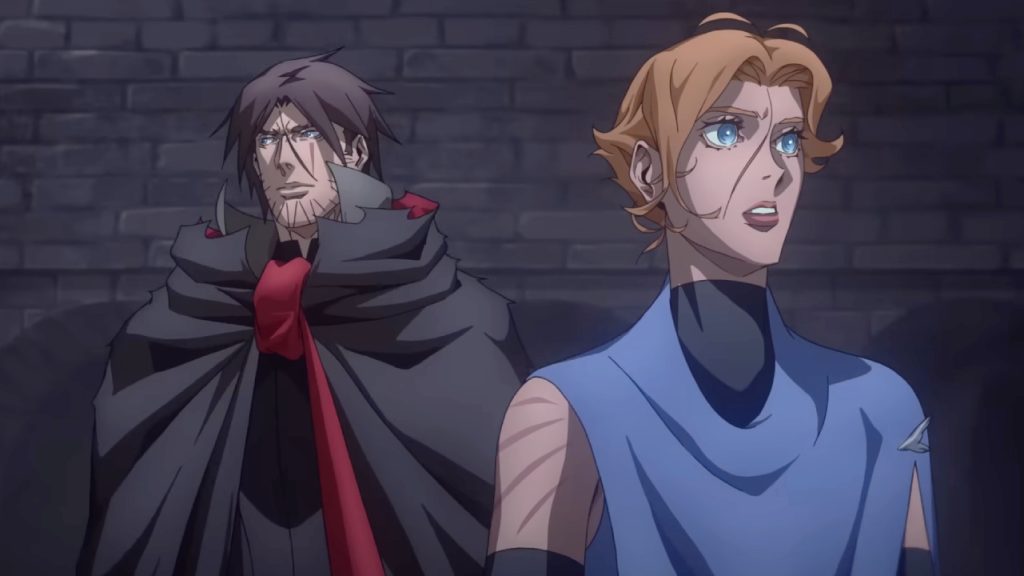 Castlevania Netflix Trevor and Sypha