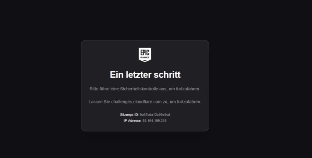 Cloudflare Epic down Login