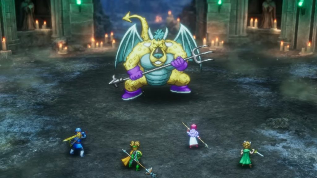 DQ1 and 2 Remake Kampfbild