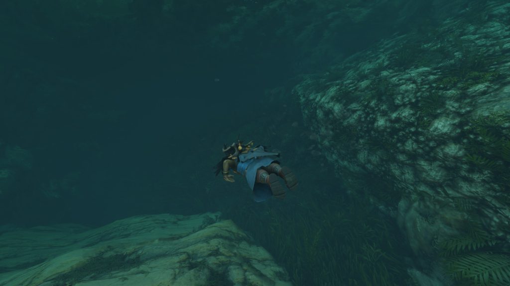 Enshrouded update 7 wake of the water screenshot unter Wasser