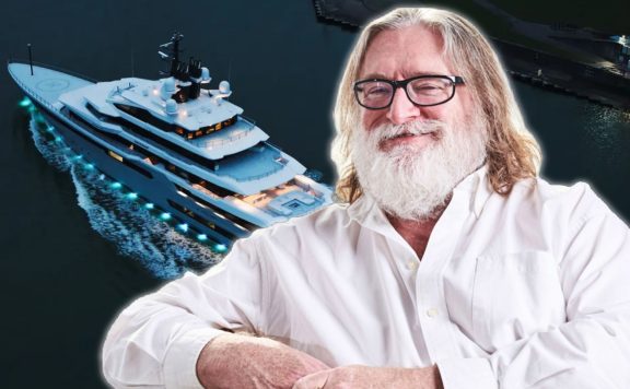 GabeN und Yacht