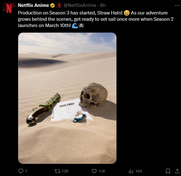 One Piece Netflix Season 3