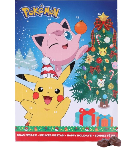 Adventskalender mit Schokolade